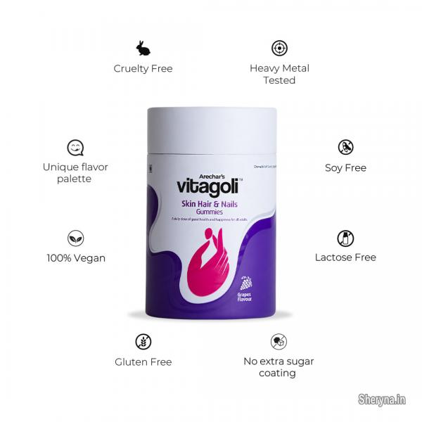 Picture of Vitagoli Gummies for Hair Growth and Thickness