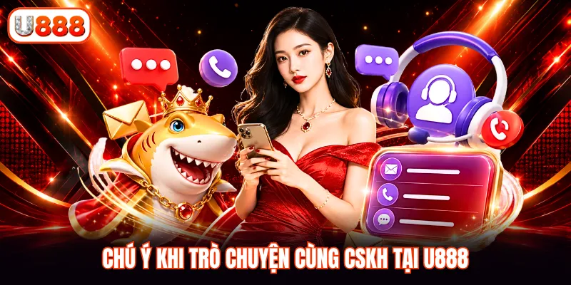 Chú ý khi trò chuyện cùng CSKH tại U888